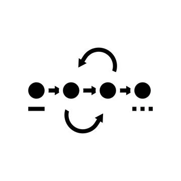 Prototyping phase analyst glyph icon vector illustration Stock Illustration