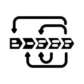 Prototyping phase analyst glyph icon vector illustration Stock Illustration
