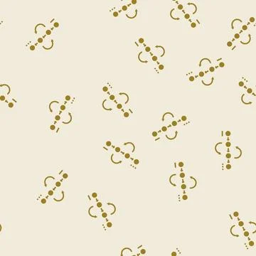 Prototyping phase analyst glyph seamless pattern 스톡 일러스트