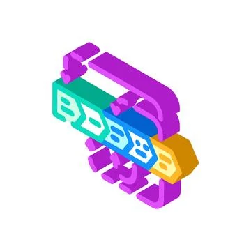 Prototyping phase analyst isometric icon vector illustration Stock Illustration