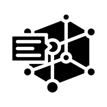 Prototyping for production glyph icon vector illustration Stock Illustration