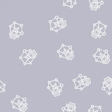 Prototyping for production line vector seamless pattern Stock Illustration