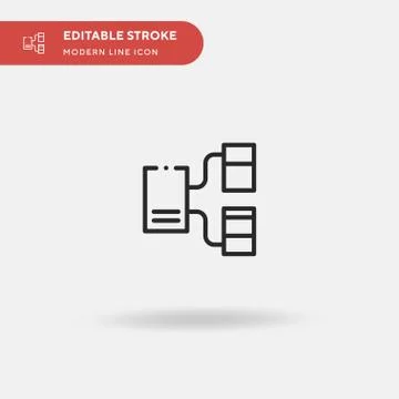 Prototyping Simple vector icon. Illustration symbol design template for web m Stock Illustration