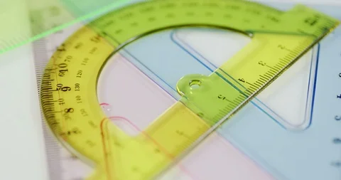 Protractor 4k Stock Footage 122334492