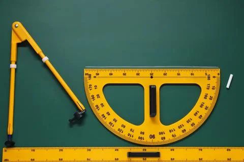 protractor compass ruler
