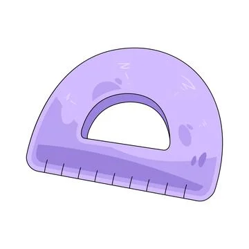 Protractor Illustrazione stock