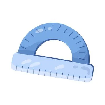 Protractor Stock Illustration