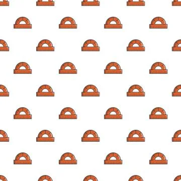 Protractor pattern seamless 스톡 일러스트
