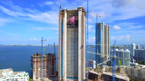 Proud American construction Video stock 66306197