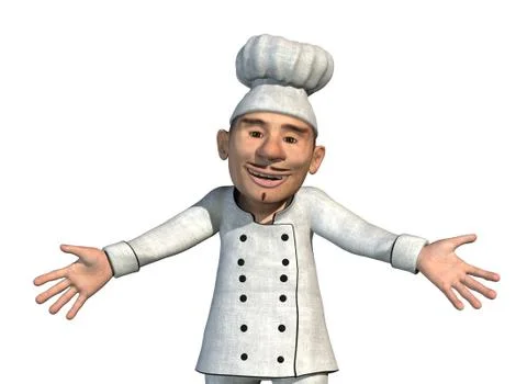 Proud Chef Stock Illustration