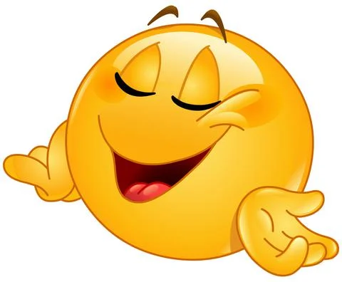 Proud emoticon Stock Illustration