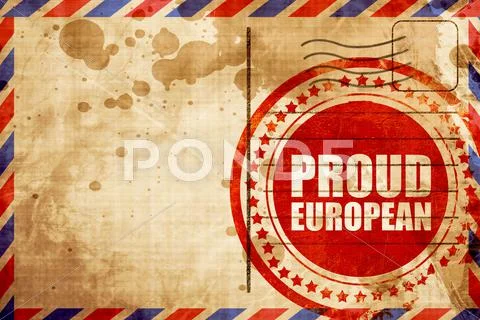 Proud european Stock Illustration