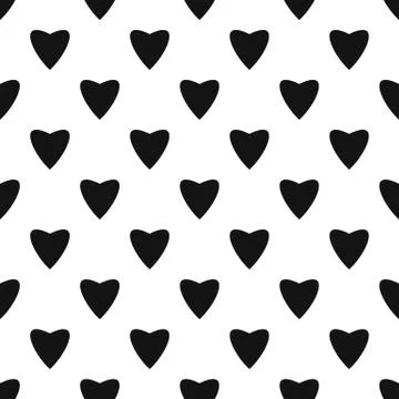 Proud heart pattern seamless Illustrazione stock