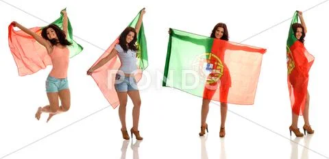 Proud portuguese lady Stock Photos
