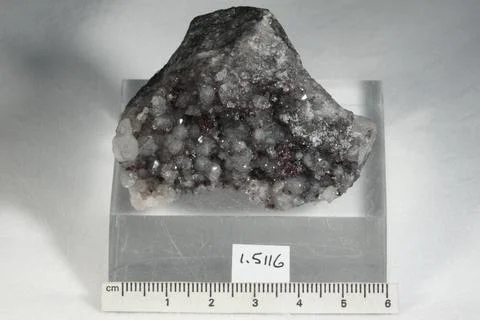 Proustite. minerals. North America; Mexico; Aguascalientes; Asiento; Mina ... Stock Photos