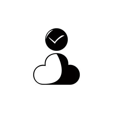 Proven cloud icon. Element of medal and awards for mobile concept and web apps Stock Illustration