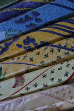 Provencal fabrics Stock Photos