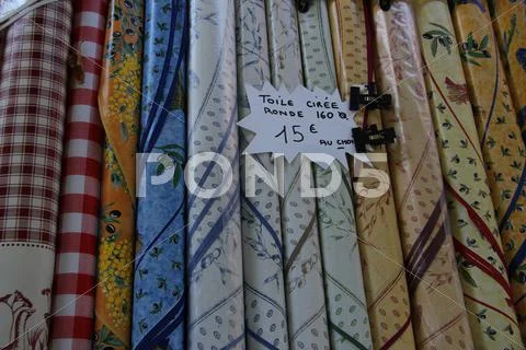 Provencal fabrics Stock Photos