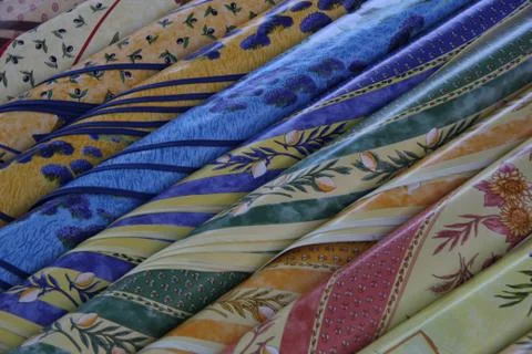 Provencal fabrics Stock Photos