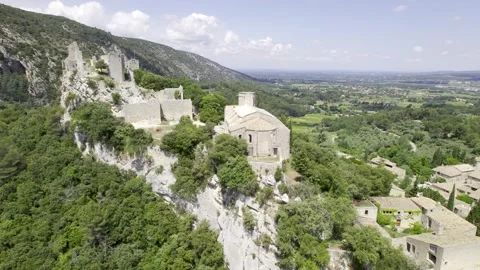 Provence Fortress Stock Footage 262847110