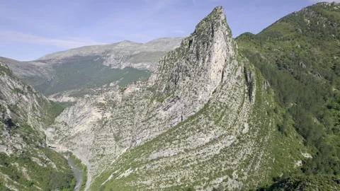 Provence Twisted Mountain Stock Footage 262847521