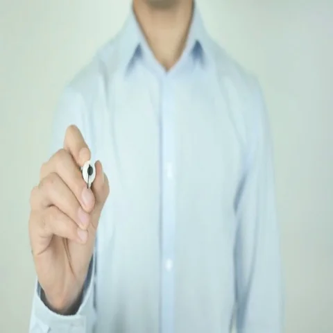 Provide Your Feedback, Writing On Transparent Screen Stock Footage 69704232