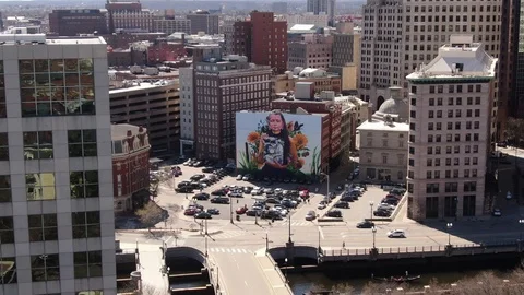 Providence  Rhode Island Wall Mural Stockbeeldmateriaal 106598561