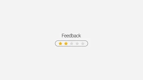 Providing 2 stars feedback. Negative reviews Stock Footage 264517674