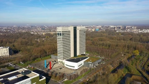 The provincial building of Utrecht Stock-Footage 126510946