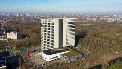 The provincial building of Utrecht 스톡 동영상 126511372
