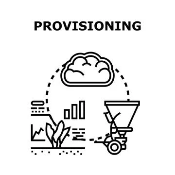 Provisioning cloud data for agriculture technology growth イラスト素材