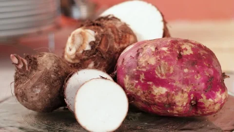 Provisions on Table Close Up Still 스톡 동영상 88050578