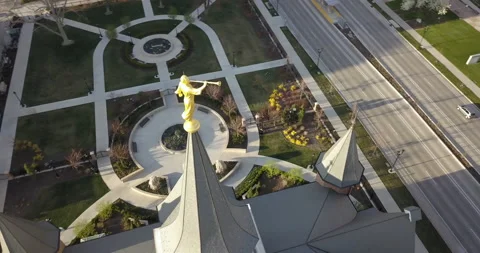 Provo temple 21 Stock Footage 149620509