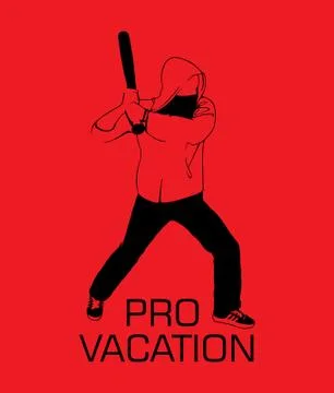 Provocation - pro vacation Stock Illustration