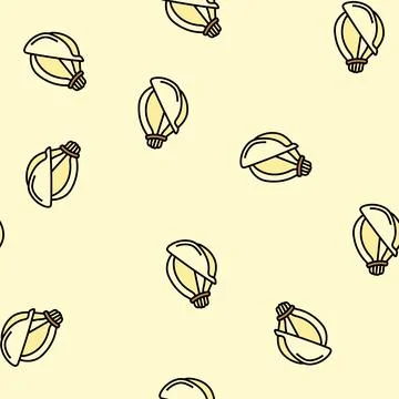 Provolone cheese food slice vector seamless pattern Stock Illustration