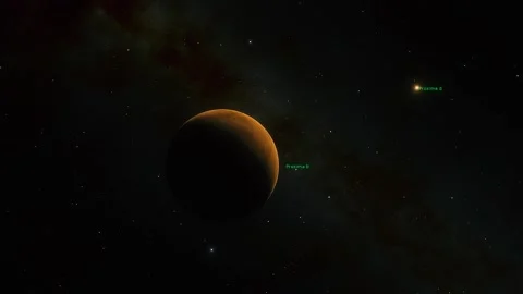 Proxima B and Proxima D system Stock Footage 239535062