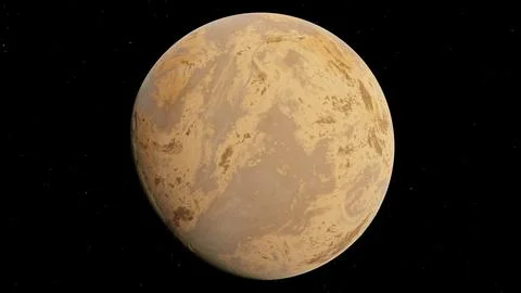 Proxima Centauri b Exoplanet Terrestrial World 8K 库存插图