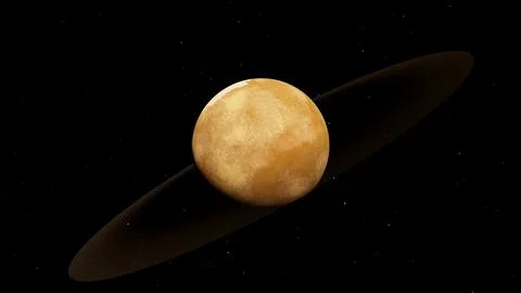Proxima Centauri c Ringed Exoplanet In Deep Space 8K 库存插图