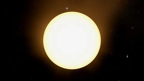 Proxima Centauri Red Dwarf Nearest Star To The Sun 8K Render Stock Illustration