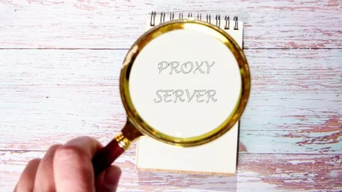 PROXY SERVER text animation. A detailed exploration of the technology behind Video stock 297174945