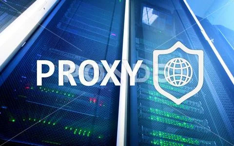 PROXY server, VPN, Virtual Private network technology. Cyber security. Stock Photos