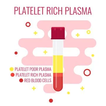 PRP test tube Stock Illustration