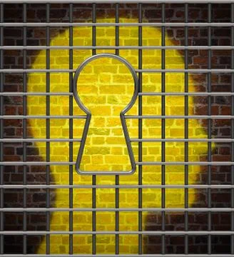 The prsion Stock Illustration