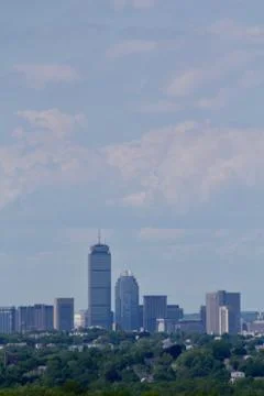 Prudential Building in Boston Stock Photos