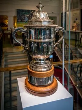 Prudential Cup trophy kept at MCC Cricket Ground Stock Photos