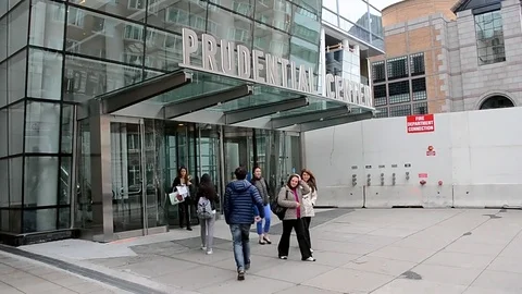 Prudential Tower (aka Prudential Building) skyscraper in Boston,USA. Video stock 71671754
