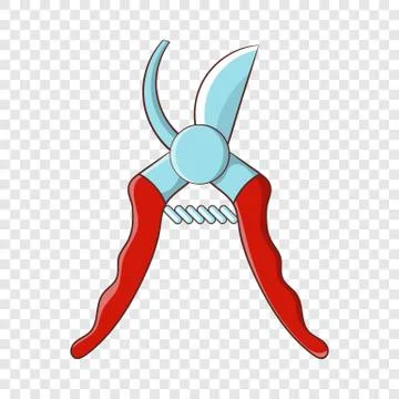 Pruner icon, cartoon style Stock Illustration