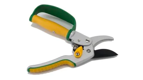 Pruner with ratcher mechanism. Stock Photos