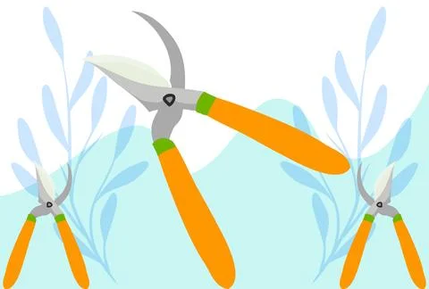 Pruners Concept Illustration Stock Illustration