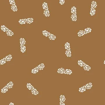 Prunes dried fruit vector seamless pattern Stock Illustration